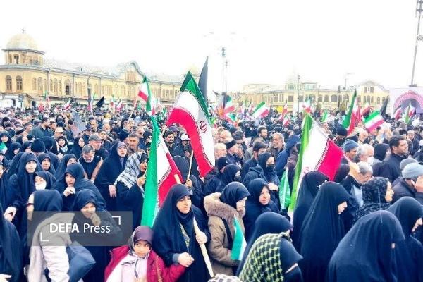 تشییع پیکر ۳ حمله رژیم صهیونیستی و آمریکایی در همدان + تصاویر