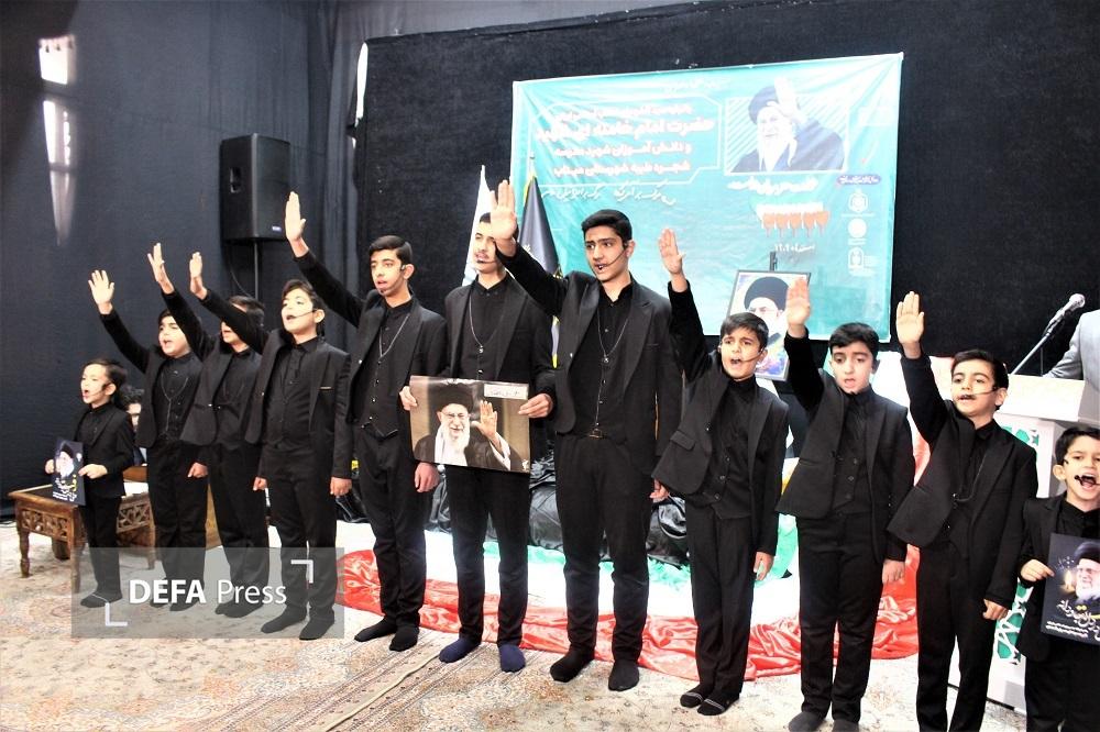 مراسم بزرگداشت شهدای دانش آموز میناب در قم برگزار شد