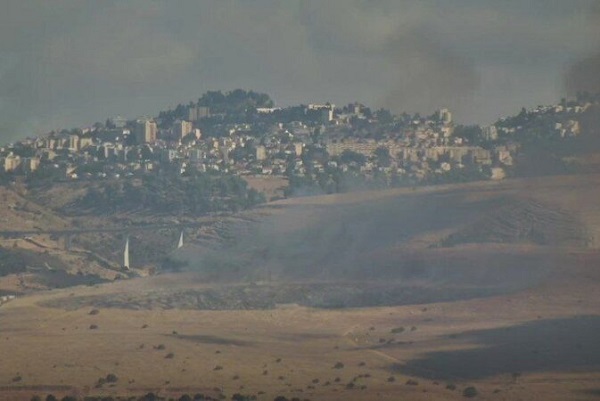 حملات موشکی حزب‌الله به چندین تجمع نظامیان صهیونیست