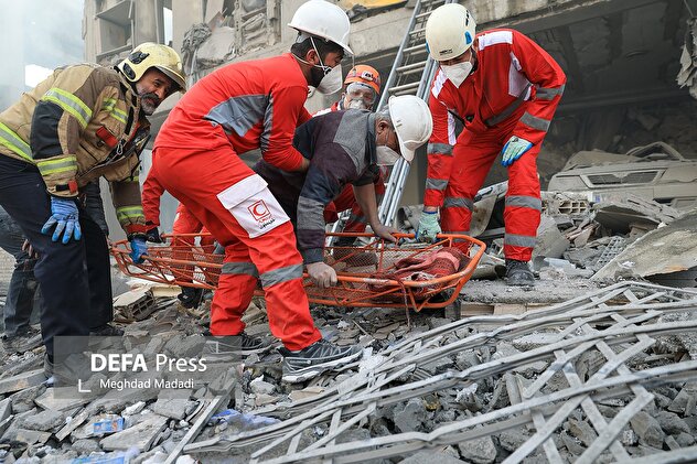 امدادرسانی پس از حملات آمریکایی - صهیونی در تهران
