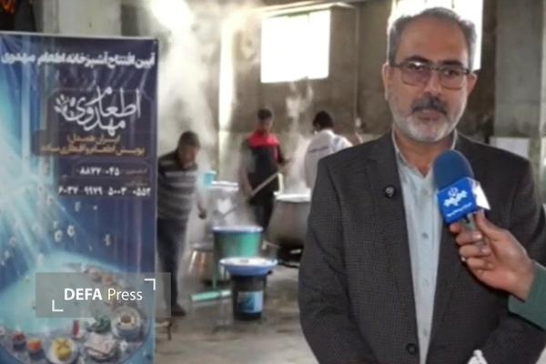 توزیع هزار پرس غذای گرم میان مددجویان اردبیلی
