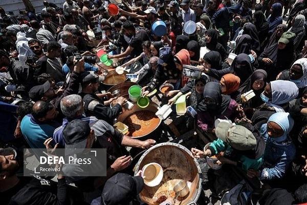 سایه سیاه گرسنگی بر سر مردم غزه