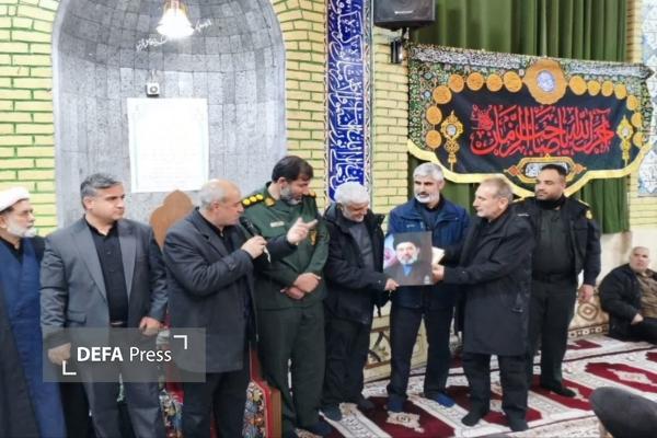 خیرین و فعالان ساخت یادمان شهید گمنام شهرک نیکویه تجلیل شدند