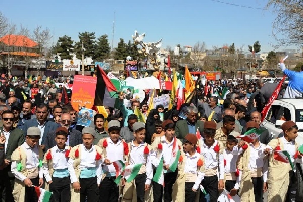 اعلام زمان و مسیر‌های راهپمایی روز جهانی قدس در مناطق مختلف کهگیلویه و بویراحمد