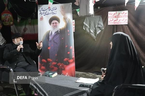 برپایی موکب «شهدای دانشجو معلم» دانشگاه فرهنگیان مازندران در شهرستان آمل + تصویر