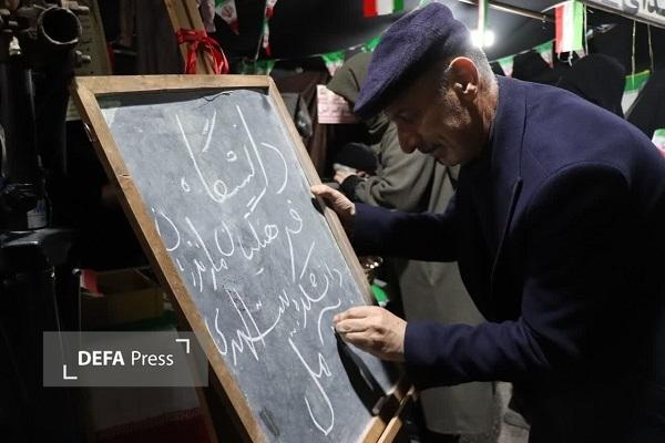 برپایی موکب «شهدای دانشجو معلم» دانشگاه فرهنگیان مازندران در شهرستان آمل + تصویر