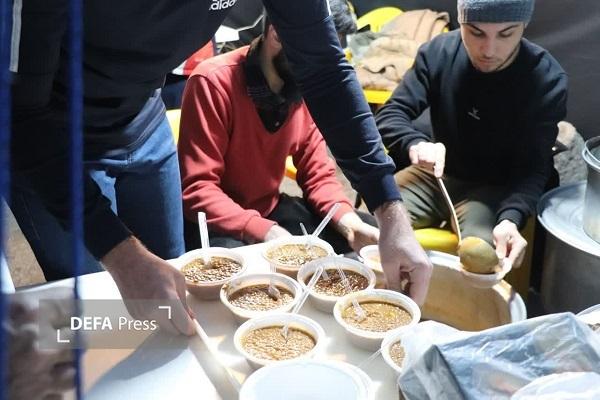 برپایی موکب «شهدای دانشجو معلم» دانشگاه فرهنگیان مازندران در شهرستان آمل + تصویر