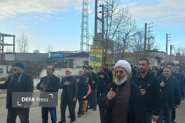 مراسم عزاداری سالروز شهادت حضرت علی (ع) و شهادت امام خامنه‌ای در دابودشت + تصاویر