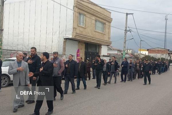 مراسم عزاداری سالروز شهادت حضرت علی (ع) و شهادت امام خامنه‌ای در دابودشت + تصاویر