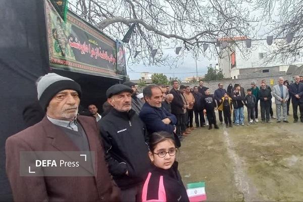 مراسم عزاداری سالروز شهادت حضرت علی (ع) و شهادت امام خامنه‌ای در دابودشت + تصاویر
