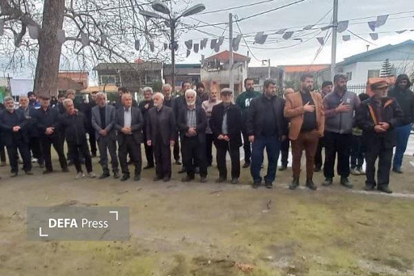 مراسم عزاداری سالروز شهادت حضرت علی (ع) و شهادت امام خامنه‌ای در دابودشت + تصاویر