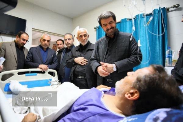 عیادت استاندار همدان از مجروحان تجاوز رژیم صهیونیستی و آمریکا + تصاویز