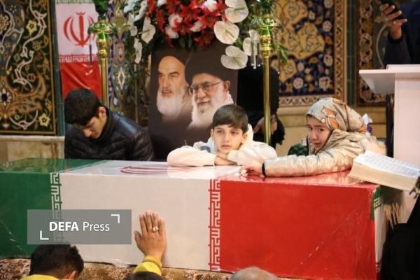 گزارش تصویری/ تشییع فرمانده شهید یگان حفاظت ستاد کل نیرو‌های مسلح کشور