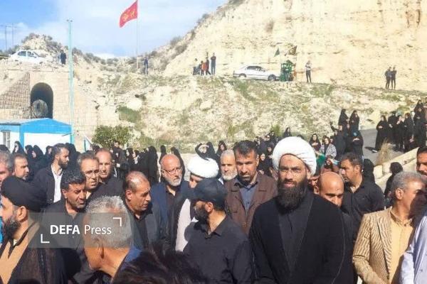 گزارش تصویری/ تشییع فرمانده شهید یگان حفاظت ستاد کل نیرو‌های مسلح کشور