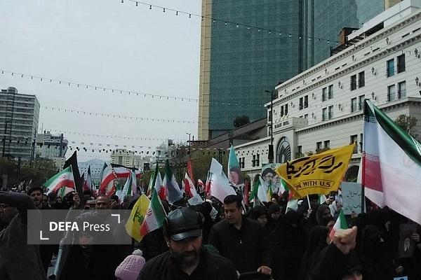 آغاز مراسم راهپیمایی روز جهانی قدس در مشهد