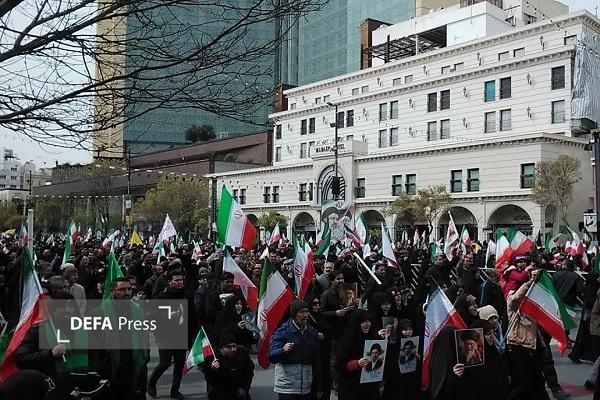 آغاز مراسم راهپیمایی روز جهانی قدس در مشهد