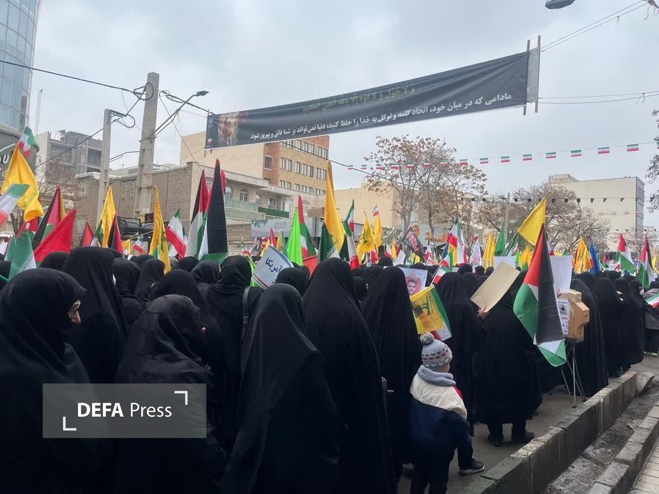 خشم حماسی ملت ایران علیه متجاوزان آمریکایی و صهیونی+ عکس و فیلم