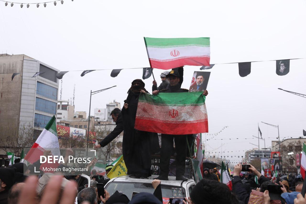 خروش حماسی تهرانی‌ها علیه آمریکا و رژیم صهیونی در روز قدس+ تصاویر