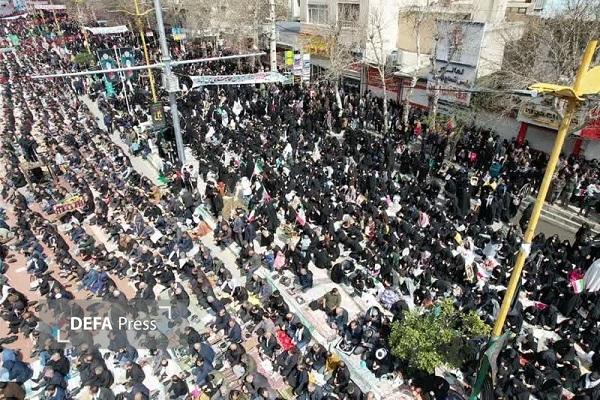 حضور حماسی مردم  خرم آباد در راهپیمایی روز جهانی قدس+ عکس