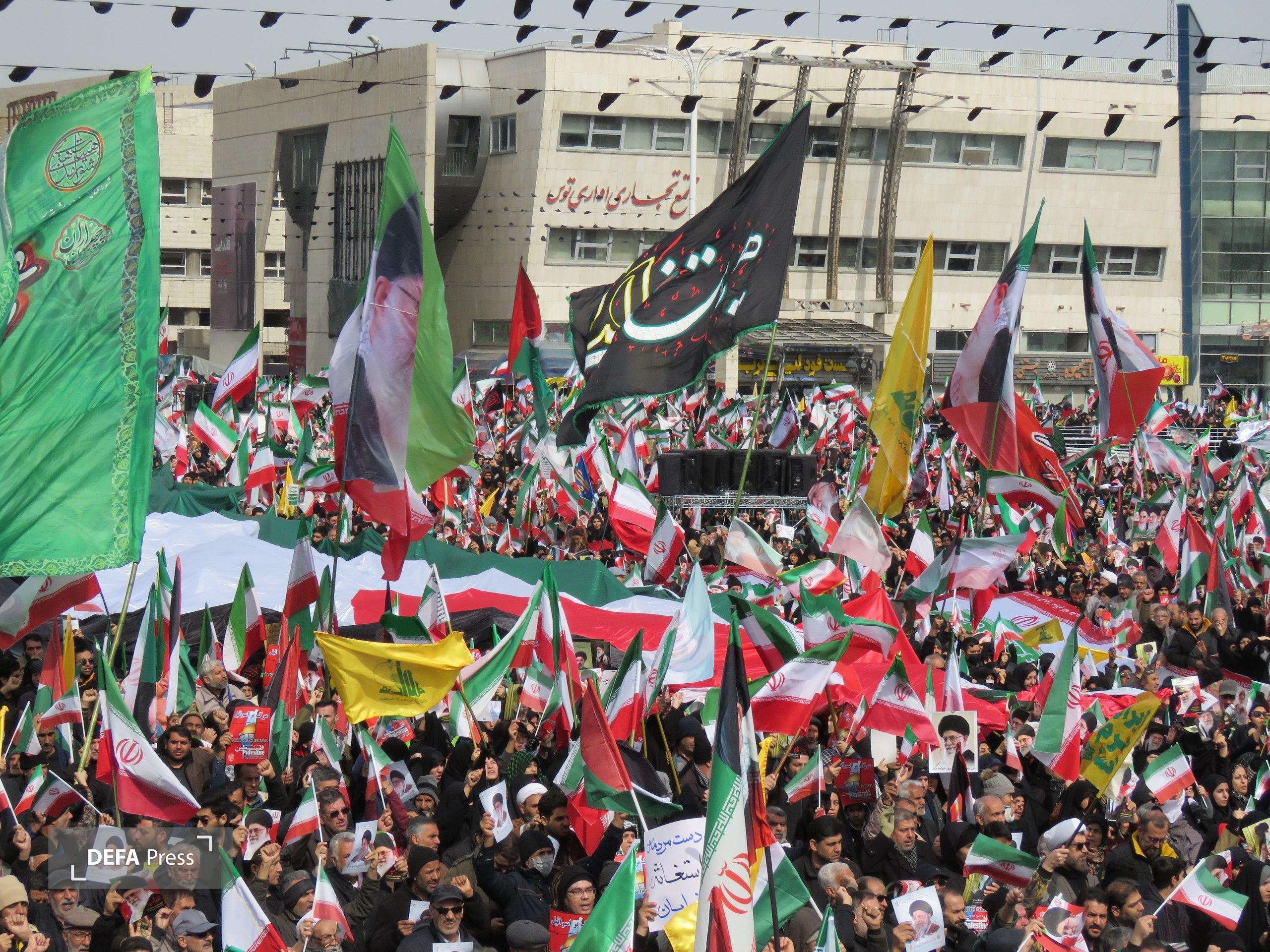 خشم حماسی ملت ایران علیه متجاوزان آمریکایی و صهیونی+ عکس و فیلم