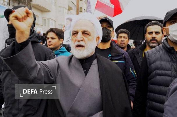 حضور مسئولان کشوری و لشکری در جمع پرشور مردم در راهپیمایی روز قدس