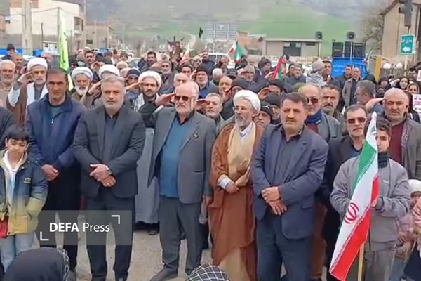 برگزاری راهپیمایی روز قدس در روستا‌های فریم بخش دودانگه ساری+ فیلم