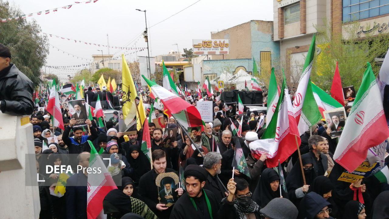 گزارش خبرنگاران دفاع‌پرس سراسر کشور از حضور حماسی مردم در راهپیمایی روز قدس + عکس و فیلم