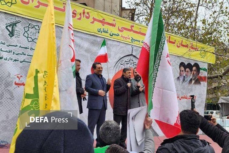 حضور مسئولان کشوری و لشکری در جمع پرشور مردم در راهپیمایی روز قدس