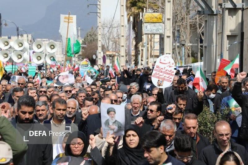 گزارش خبرنگاران دفاع‌پرس سراسر کشور از حضور حماسی مردم در راهپیمایی روز قدس + عکس و فیلم