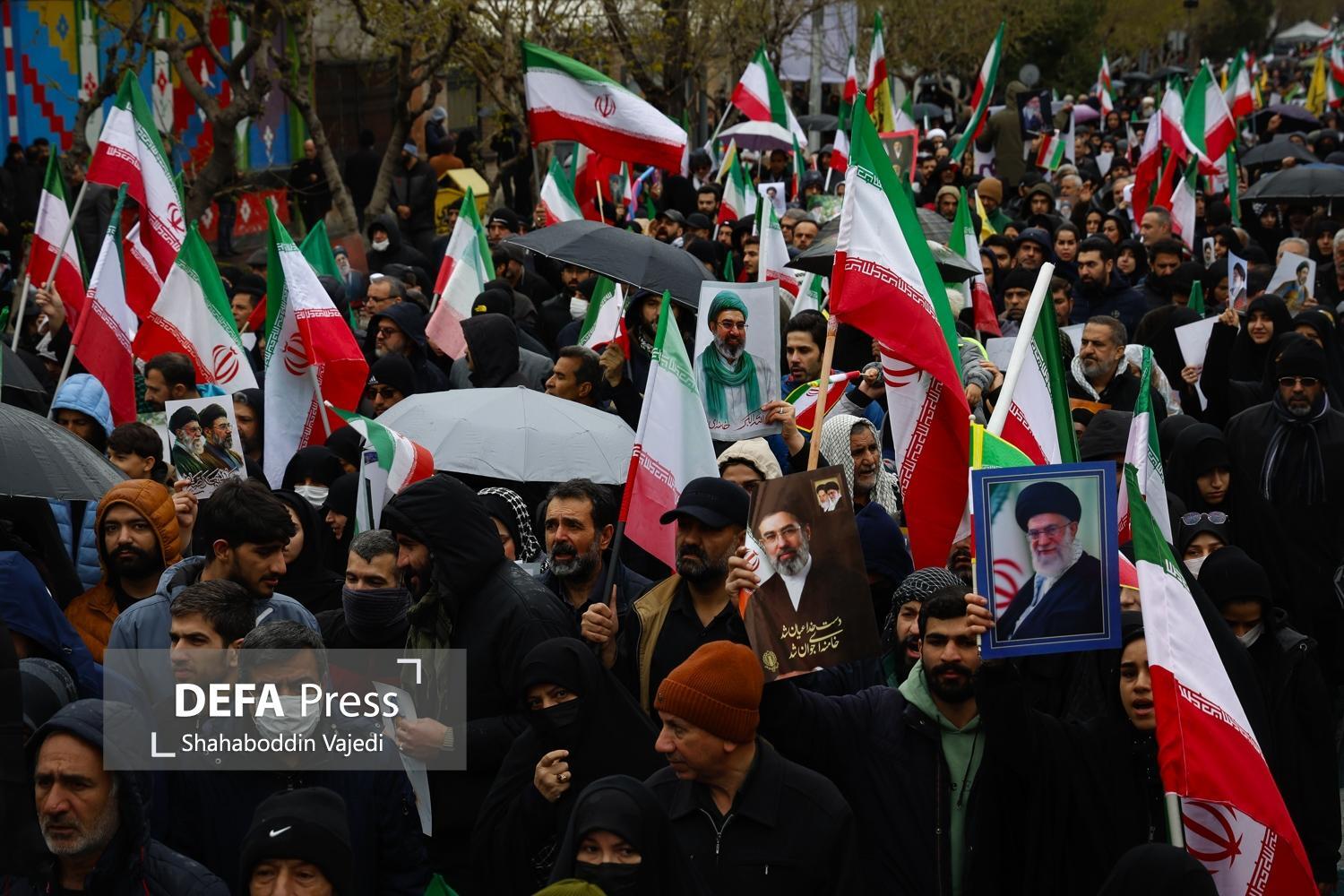 خروش حماسی تهرانی‌ها علیه آمریکا و رژیم صهیونی در روز قدس+ تصاویر و فیلم