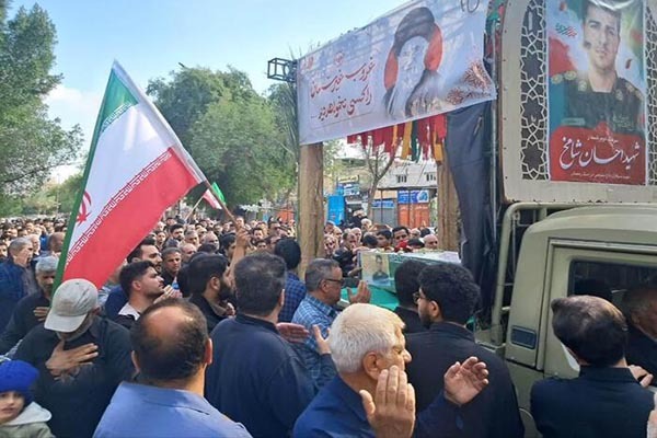 تشییع و خاکسپاری پیکر شهید مدافع وطن در دزفول