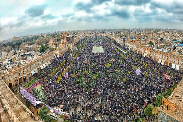 فیلم/ خروش حماسی اصفهان در حمایت از قدس!
