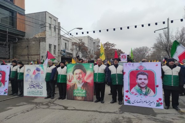 فیلم/ حضور با شکوه مردم راهپیمایی روز قدس در زنجان