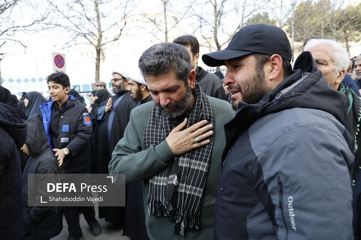 تشییع شهدای جنگ رمضان و مدافعان امنیت در شهرک محلاتی