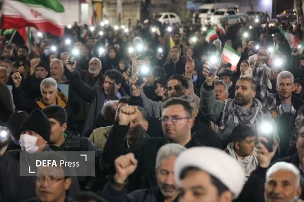 گزارش تصویری/ سیزدهمین شب متوالی حضور پرشور مردم در خیابان و خلق حماسه دیگر