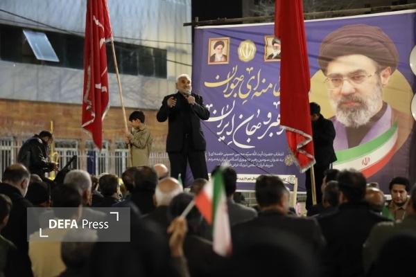 گزارش تصویری/ سیزدهمین شب متوالی حضور پرشور مردم در خیابان و خلق حماسه دیگر