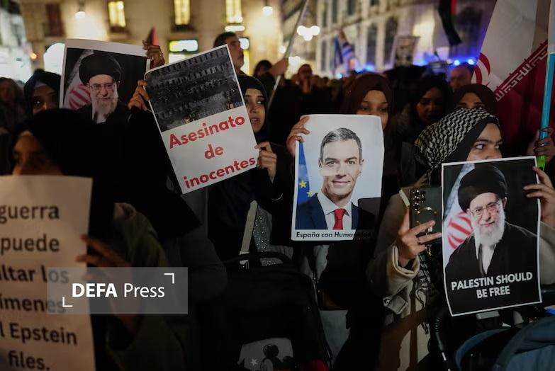 مقاومت مدنی مادرید با برگزاری ۱۵۰ راهپیمایی در حمایت از ایران مقاومت مدنی مادرید با برگزاری ۱۵۰ راهپیمایی در حمایت از ایران