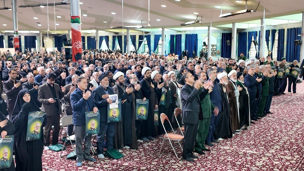 تصاویر۱/ مراسم بزرگداشت فرمانده دلاور اراکی، سپهبد شهید محمد پاکپور در اراک