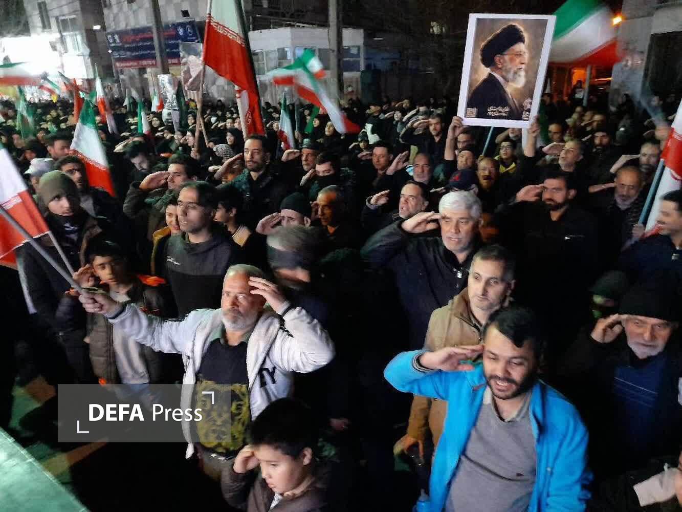 وداع با پیکر سردار شهید «جواد باقری» برگزار شد