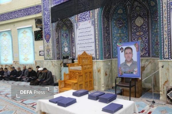 برگزاری مراسم تشییع شهید «وحید عباسی» در روستای بابانظر + تصاویر