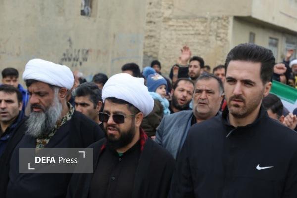 برگزاری مراسم تشییع شهید «وحید عباسی» در روستای بابانظر + تصاویر