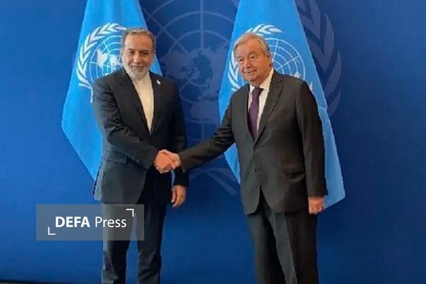 گفتگوی تلفنی وزیر امور خارجه با دبیرکل سازمان ملل متحد گفتگوی تلفنی وزیر امور خارجه با دبیرکل سازمان ملل متحد