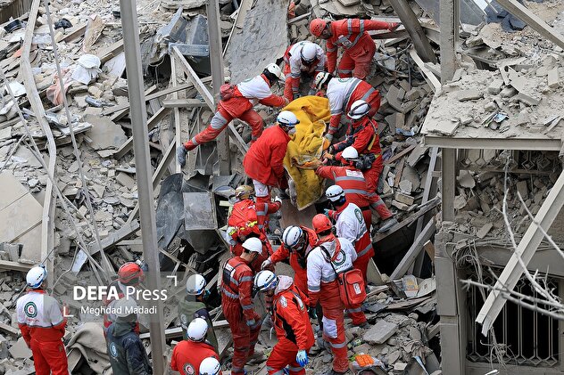 امدادرسانی پس از حملات آمریکایی - صهیونی در تهران (۲)