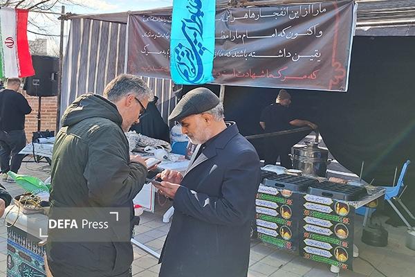 حضور مجاهدانه پیش‌کسوتان دفاع مقدس در موکب‌های افطاری اردبیل