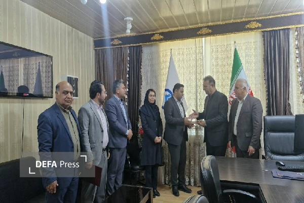 تجلیل از فرزندان شهید شرکت آب و فاضلاب کهگیلویه و بویراحمد