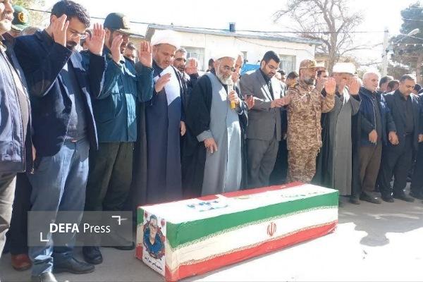 برگزاری تشییع پیکر شهید «محمدناصر شیراوند» در نهاوند + تصاویر