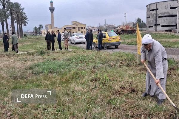 غرس نهال به یاد شهدای جنگ رمضان در موزه دفاع مقدس و مقاومت مازندران+ تصاویر