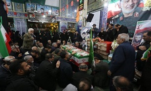 تصاویر / مراسم وداع با سردارشهید مهدی قریشی در اصفهان