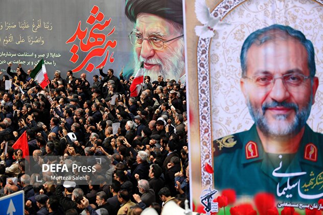 تشییع پیکر سرلشکر شهید غلامرضا سلیمانی در شهرکرد