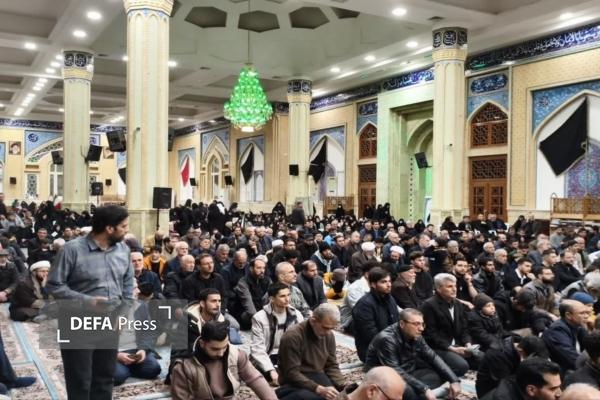 مراسم شب وداع با شهید «گونجی» در قزوین برگزار شد مراسم شب وداع با شهید «گونجی» در قزوین برگزار شد